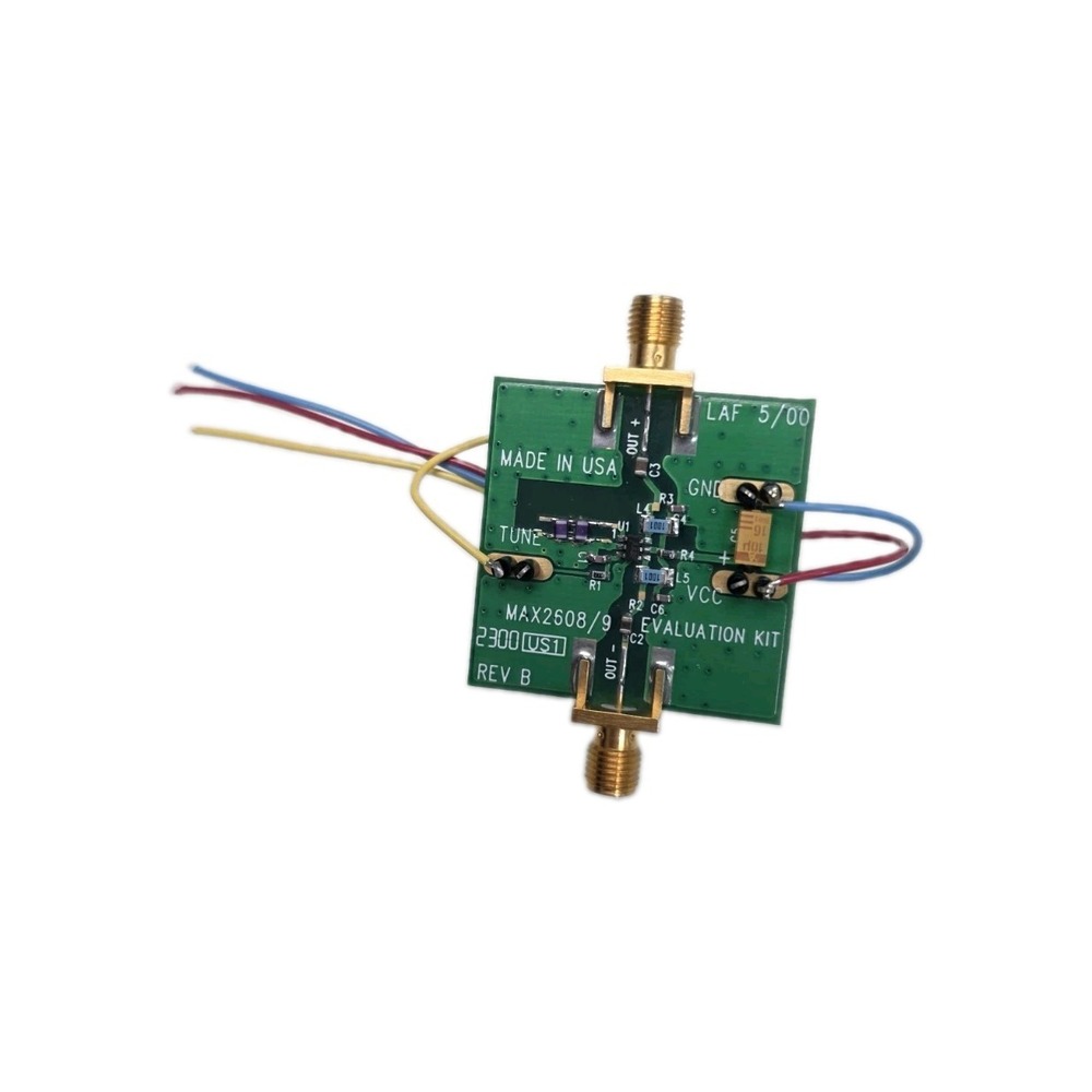 MAX2608 MAX2609 RF VCO Evaluation Kit Rev B 2300US01 SMA Test Board